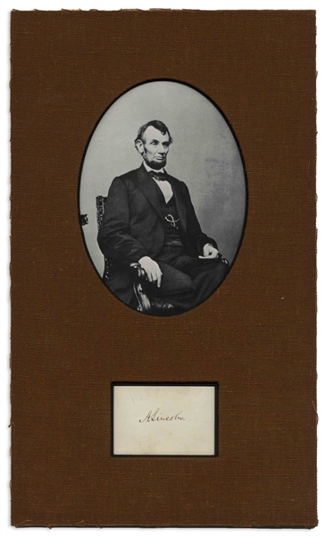 Abraham Lincoln Signature